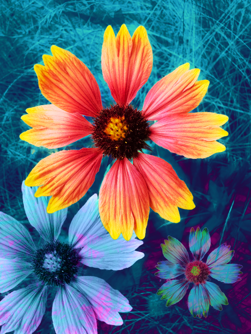 Cosmic Orange Flower
