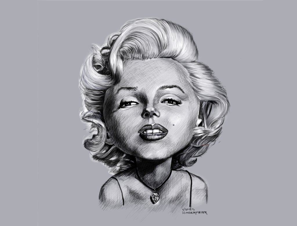 Maralin Monroe Characature